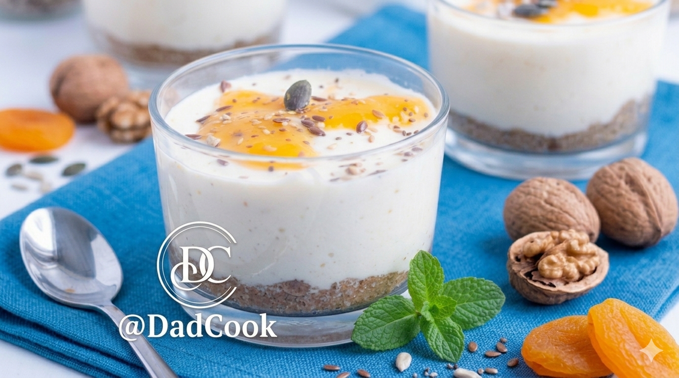 Cheesecake de Mascarpone e Caqui Sem Forno (Receita Rápida)