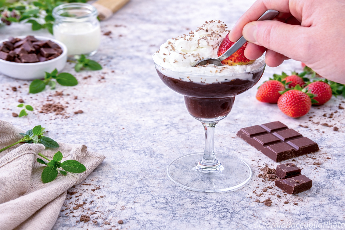Coppa Malù: a coppa de chocolate cremosa e rápida para fazer em casa