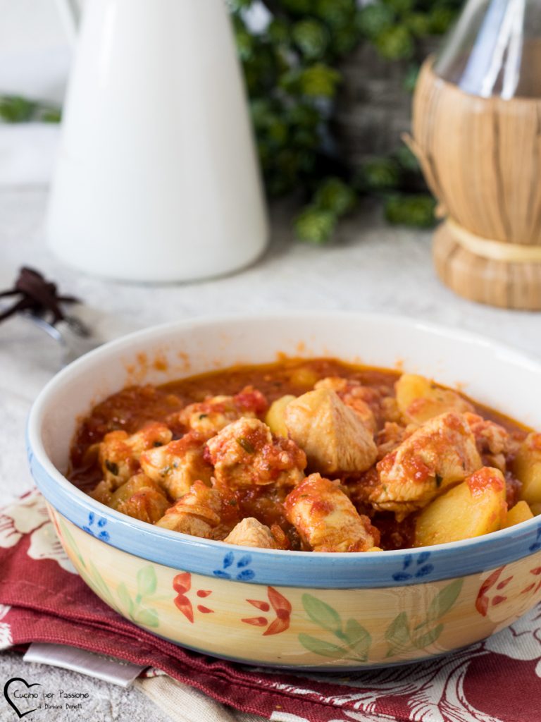ensopado de frango com batatas