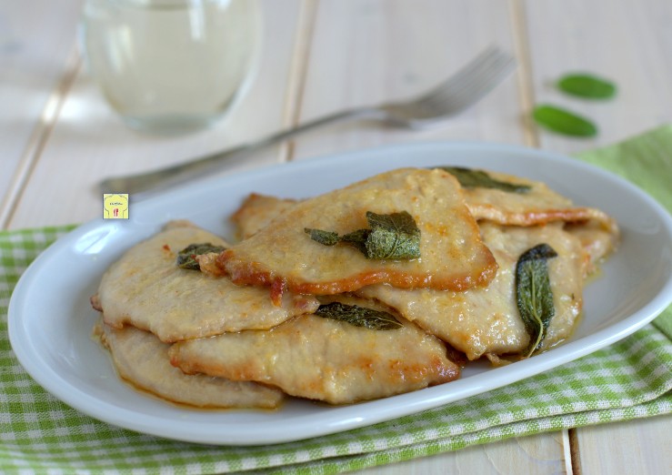 Escalopes de porco ao vinho
