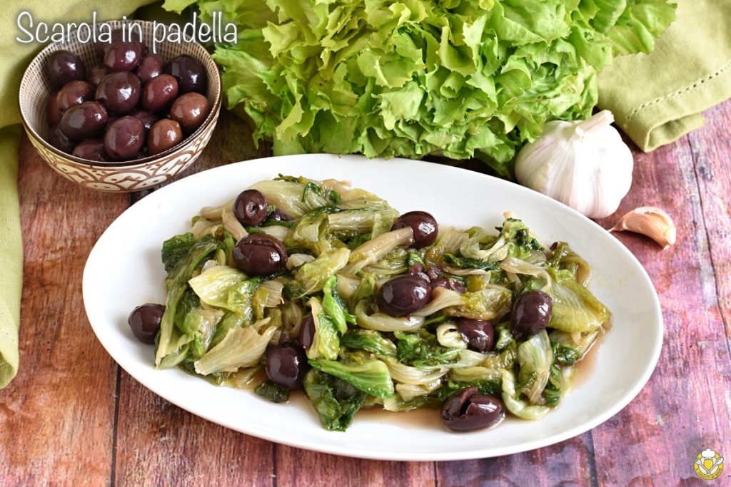 escarola na frigideira com azeitonas à napolitana receita tradicional com anchovas alcaparras il chicco di mais