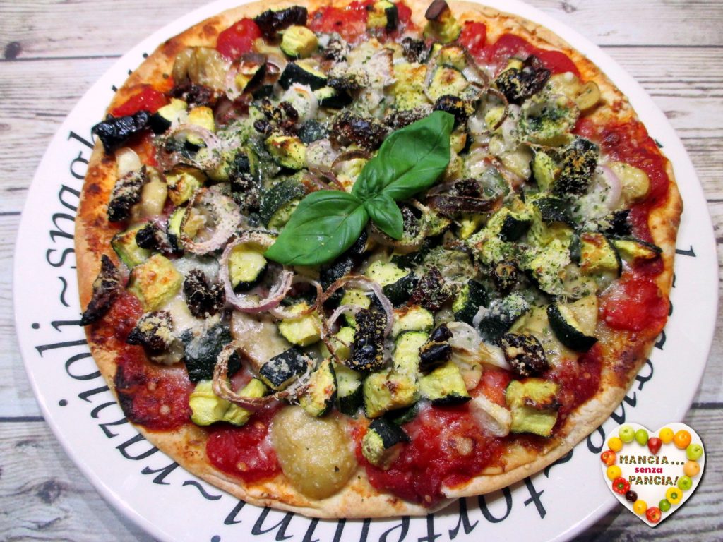 Piadipizza leve com legumes grelhados, Mangia senza Pancia