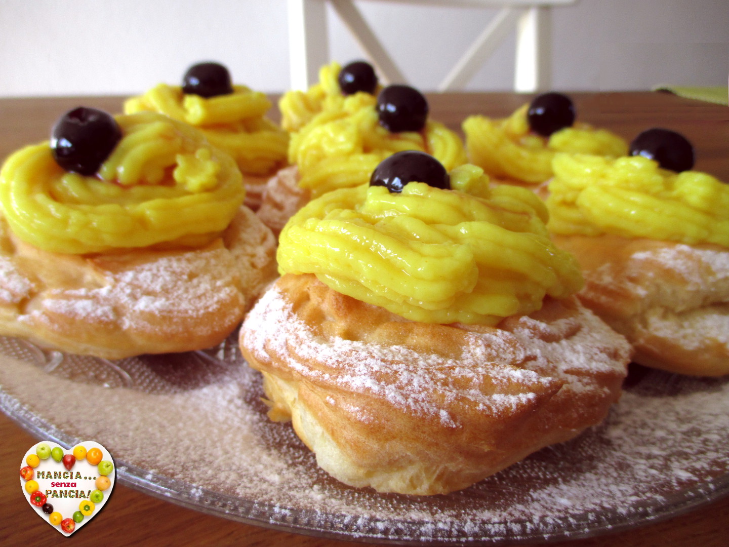 Zeppole de São José ao forno