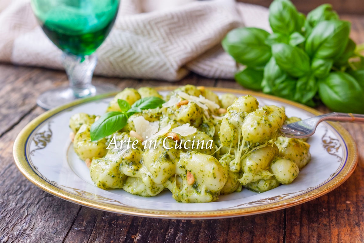 GNOCCHI ao PESTO filantes e cremosos
