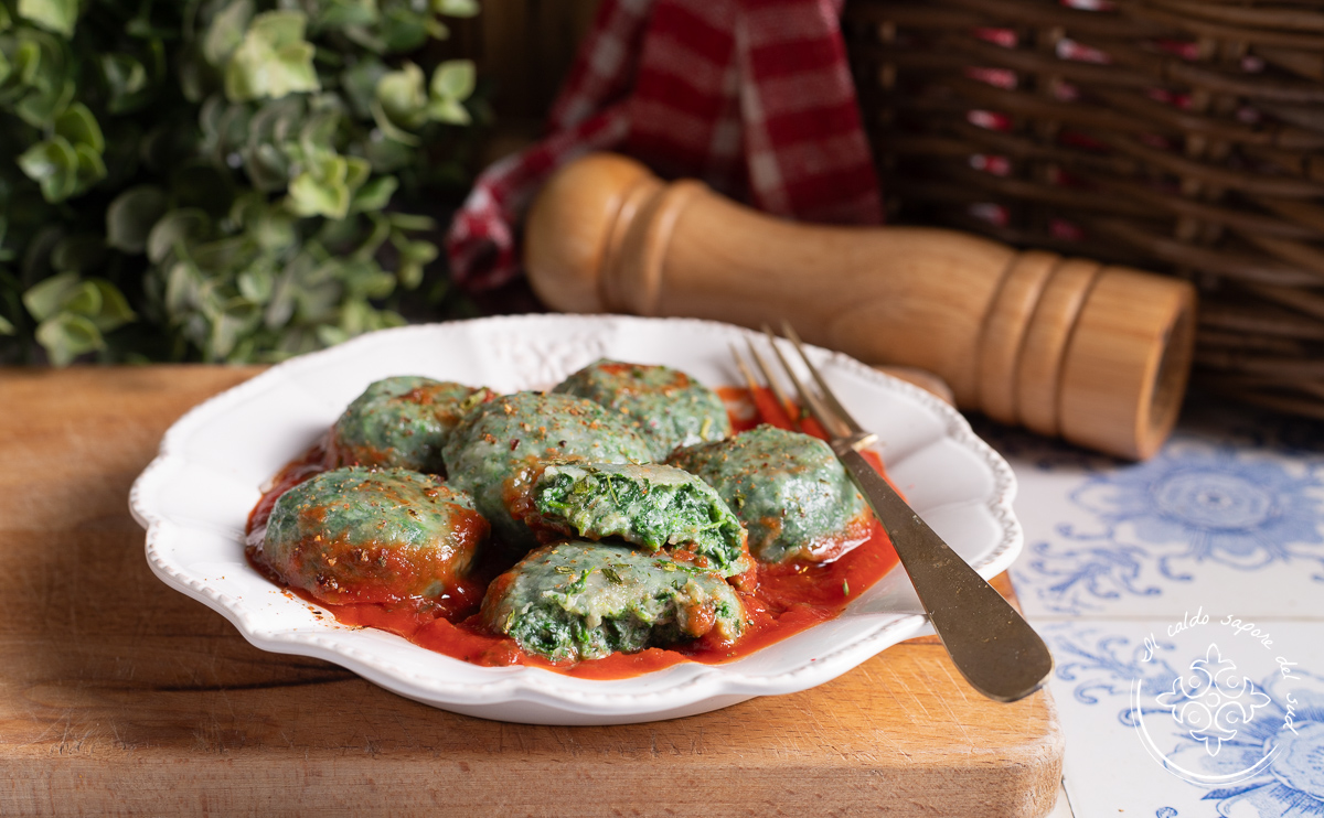 Gnudi de ricota e espinafre receita original toscana