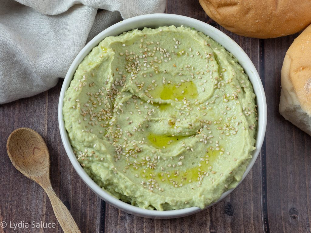 hummus de abacate