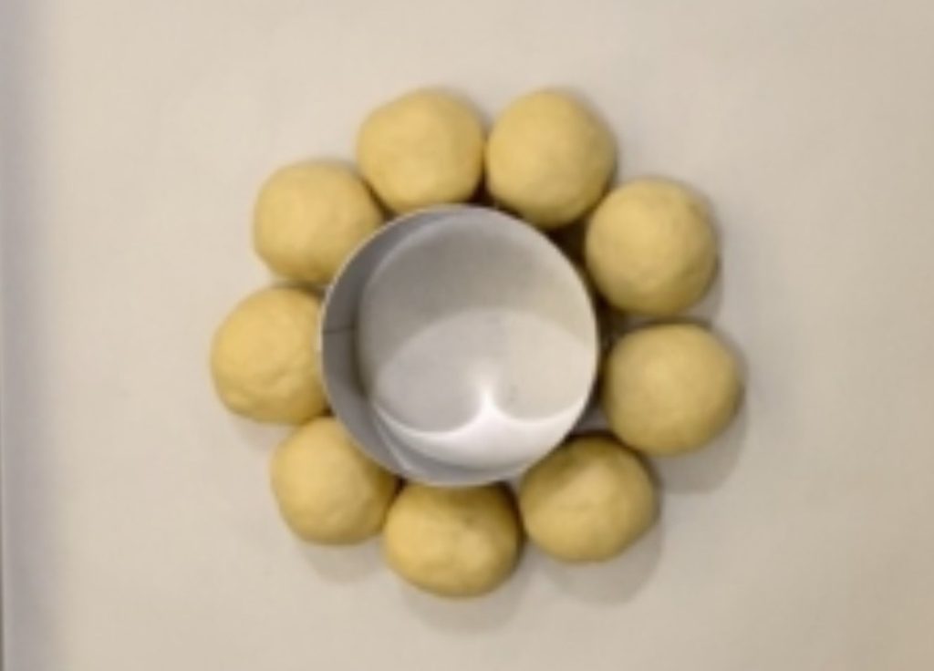 Guirlanda de pão de Natal