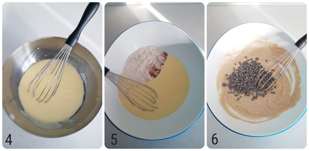 tortinhas de canela e chocolate