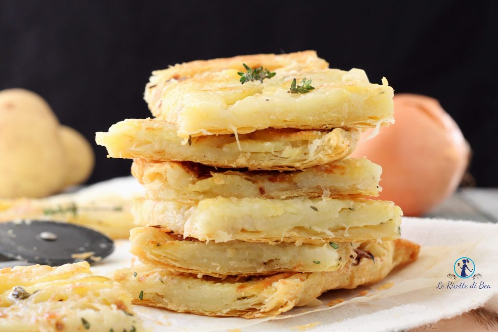 receita com batatas e cebola