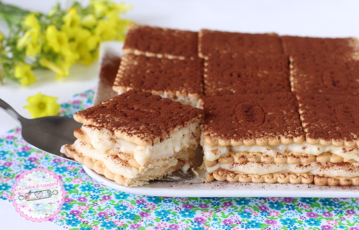 Mattonella de biscoitos com creme: o doce mais simples e mais gostoso