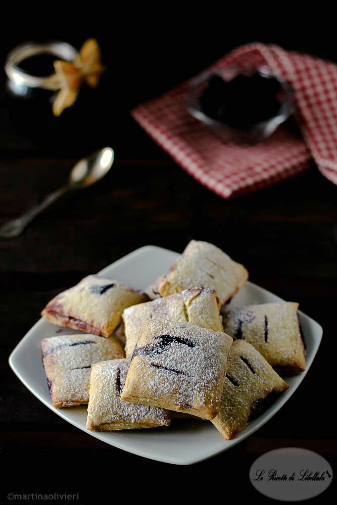 Mini strudel de frutas vermelhas