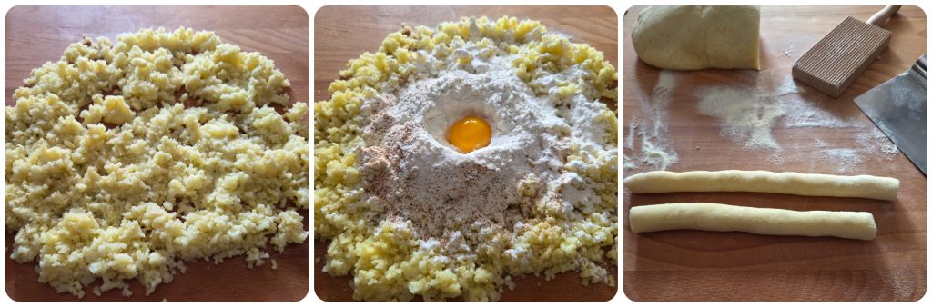 gnocchi de batata ao ragu de bacalhau