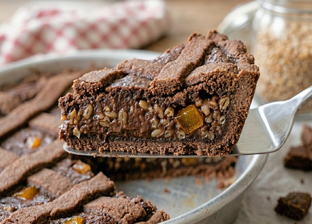 Pastiera de Chocolate: a receita perfeita com creme de trigo e cacau