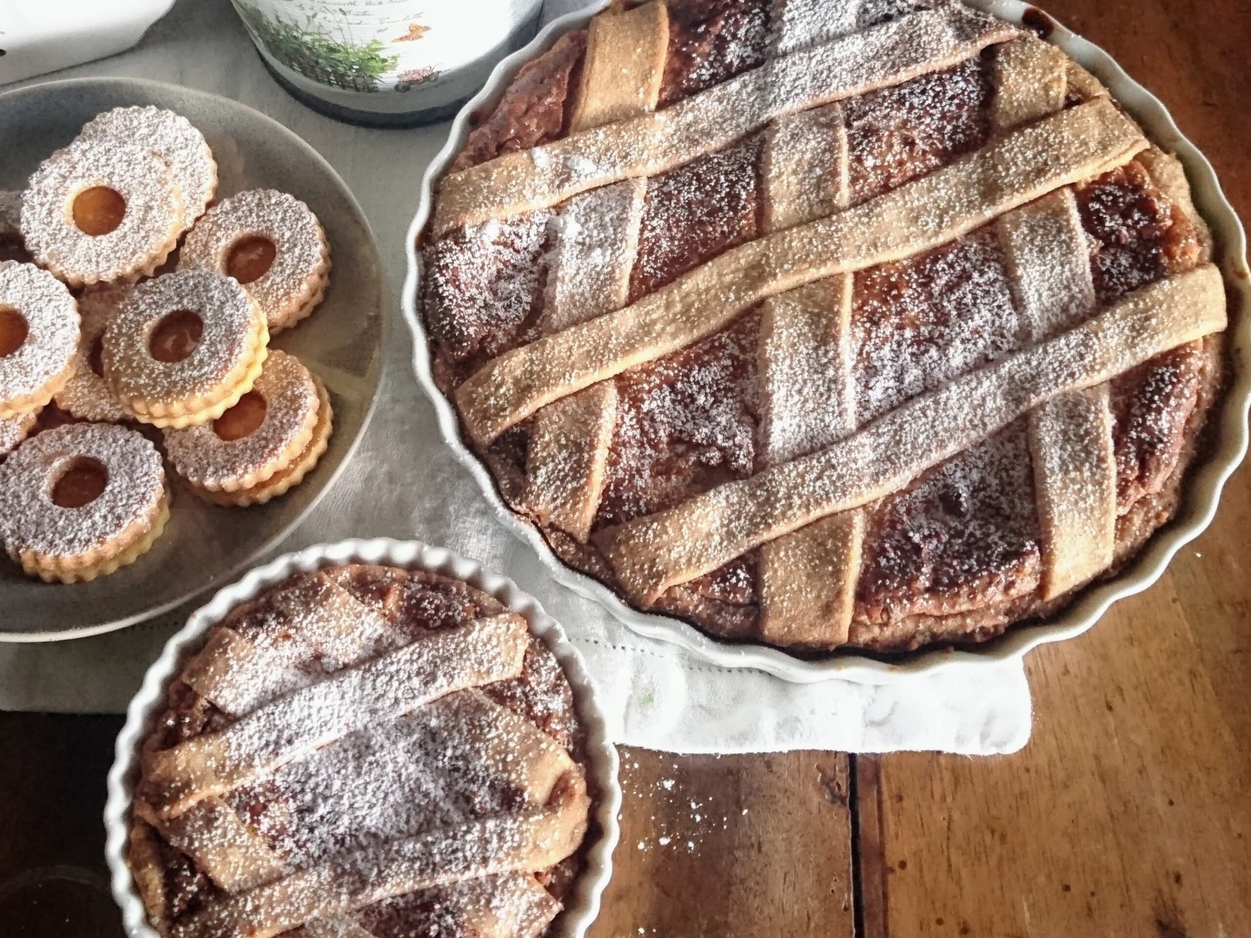 Pastiera com creme de confeiteiro