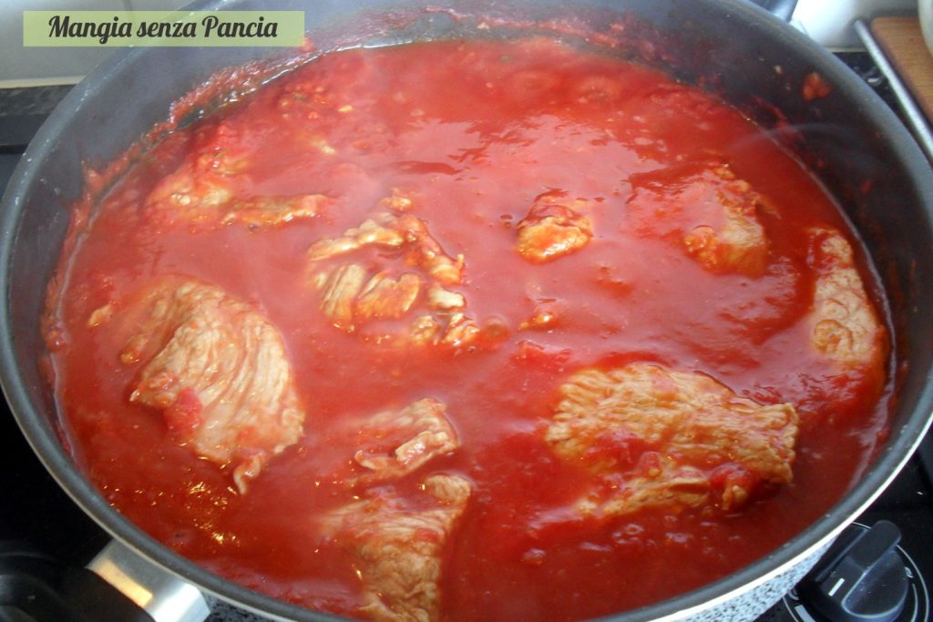 Carne à pizzaiola light, Mangia senza Pancia