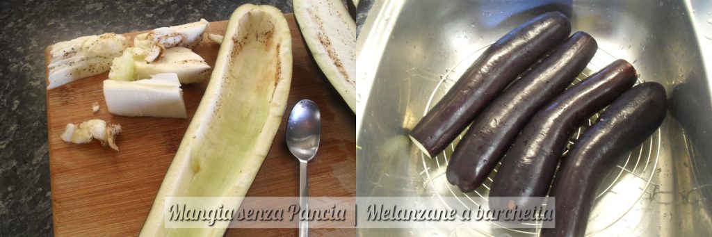 Berinjelas em barquinhas, receita fácil, Coma sem Barriga - preparo 3