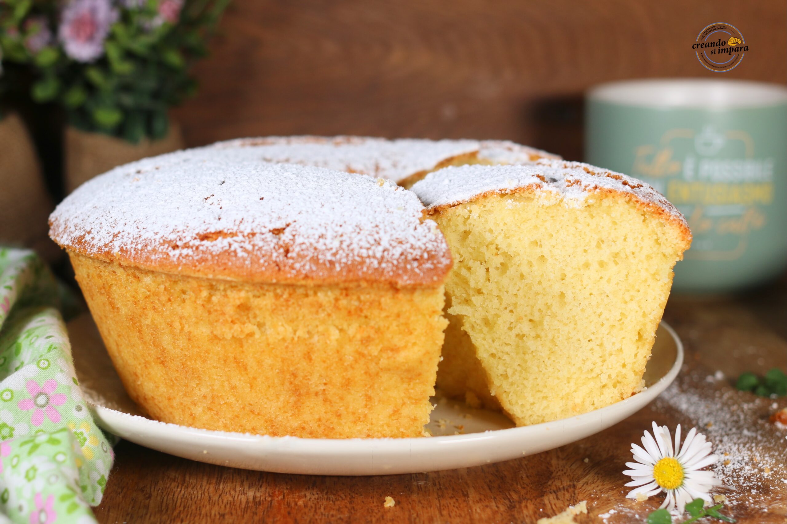 Rosca de chantilly: a receita para um bolo alto e fofinho como uma nuvem