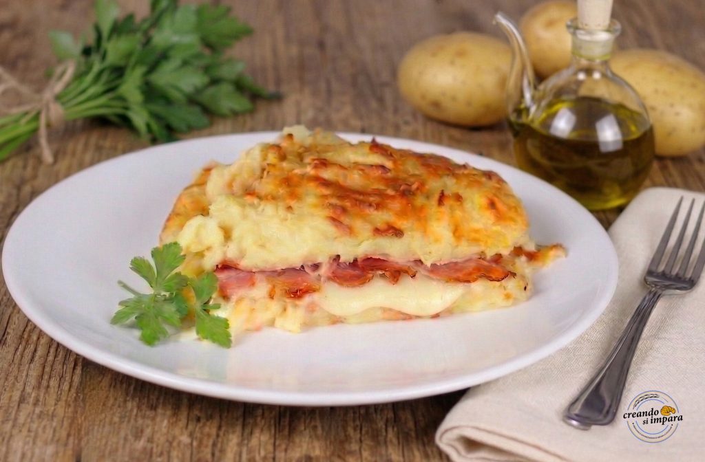 gateau de batatas vegetariano