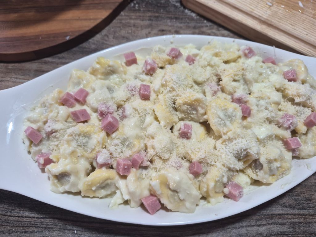 Tortellini Assados no Forno com Coração Cremoso