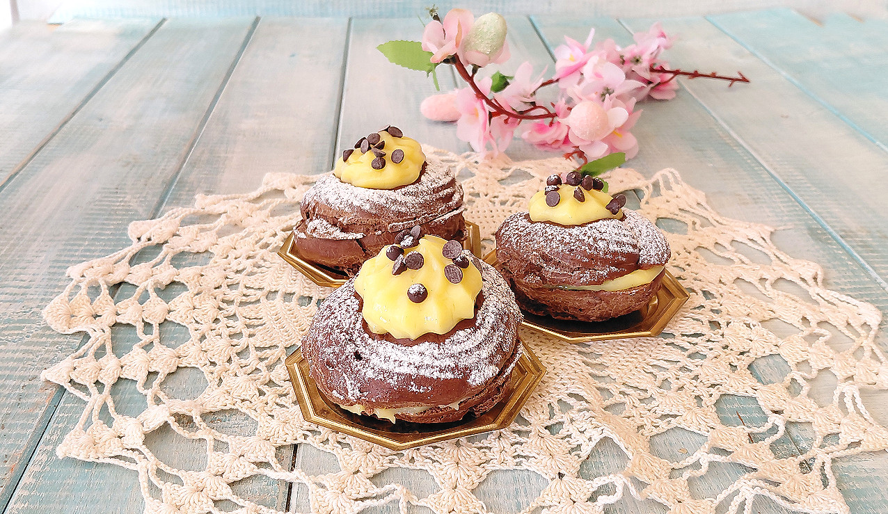 ZEPPOLE DE SÃO JOSÉ AO CACAU ASSADAS