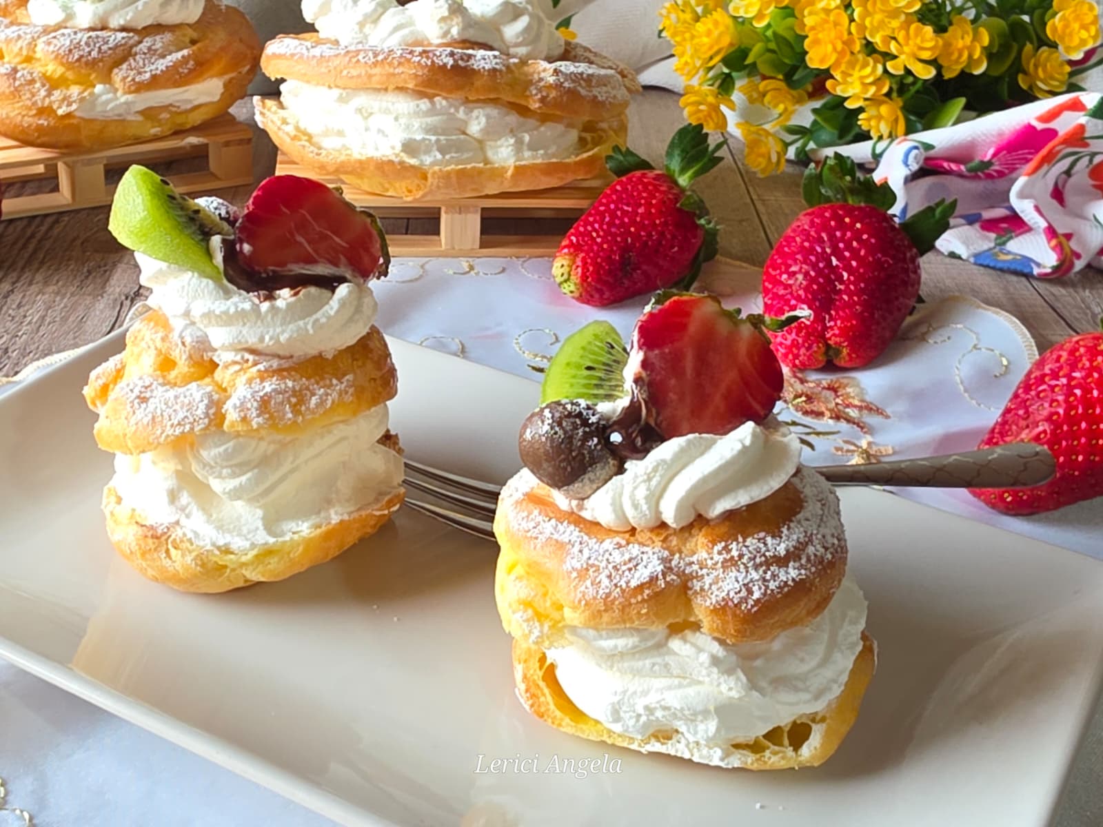 Zeppole de São José sem glúten