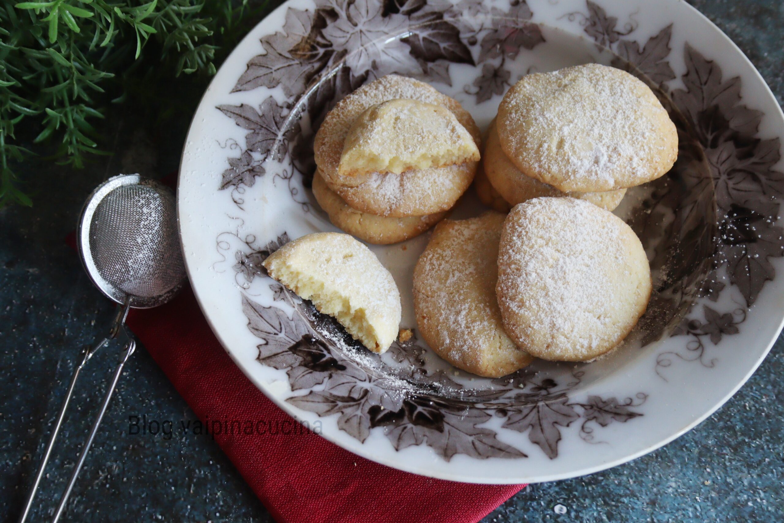 Witte Chocolade Zandkoekjes
