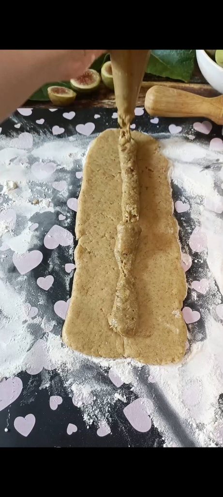 We vullen het midden met de vijgenvulling