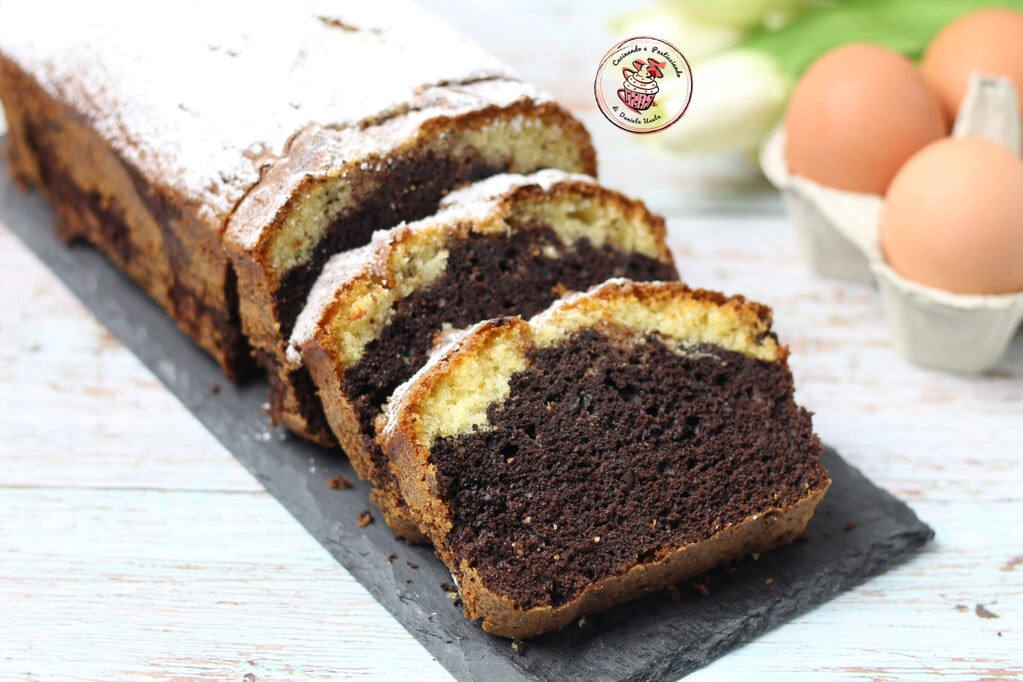 gevlekte plumcake
