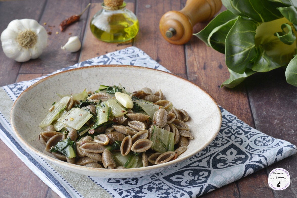 Boekweitgnocchetti met snijbiet en ansjovis