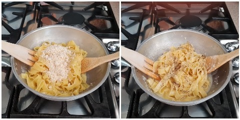 Fettuccine Alfredo of pasta all'Alfredo, bereiding