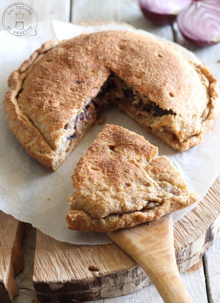 Gevulde focaccia in multicooker