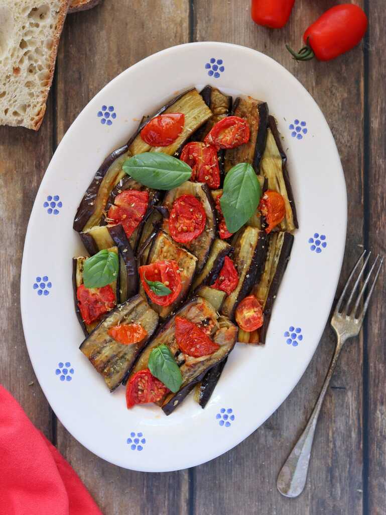 Geroosterde Aubergines Spaccatelle