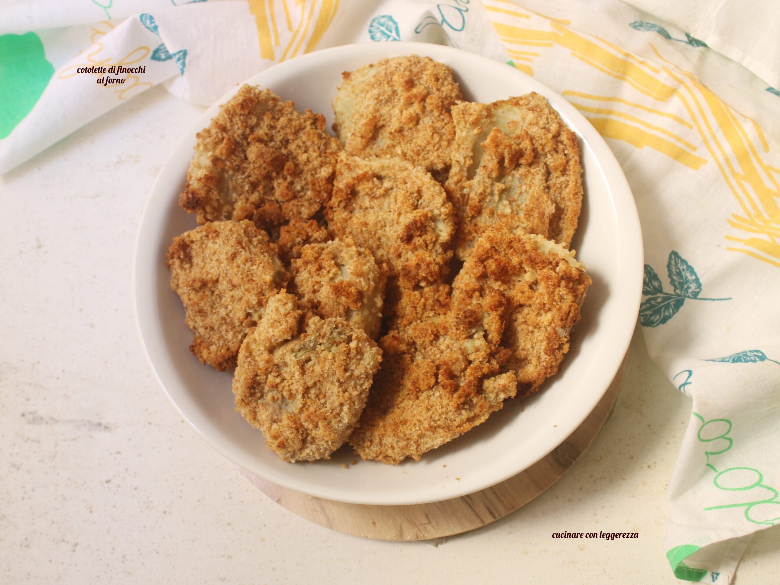 Venkelkoteletten uit de oven