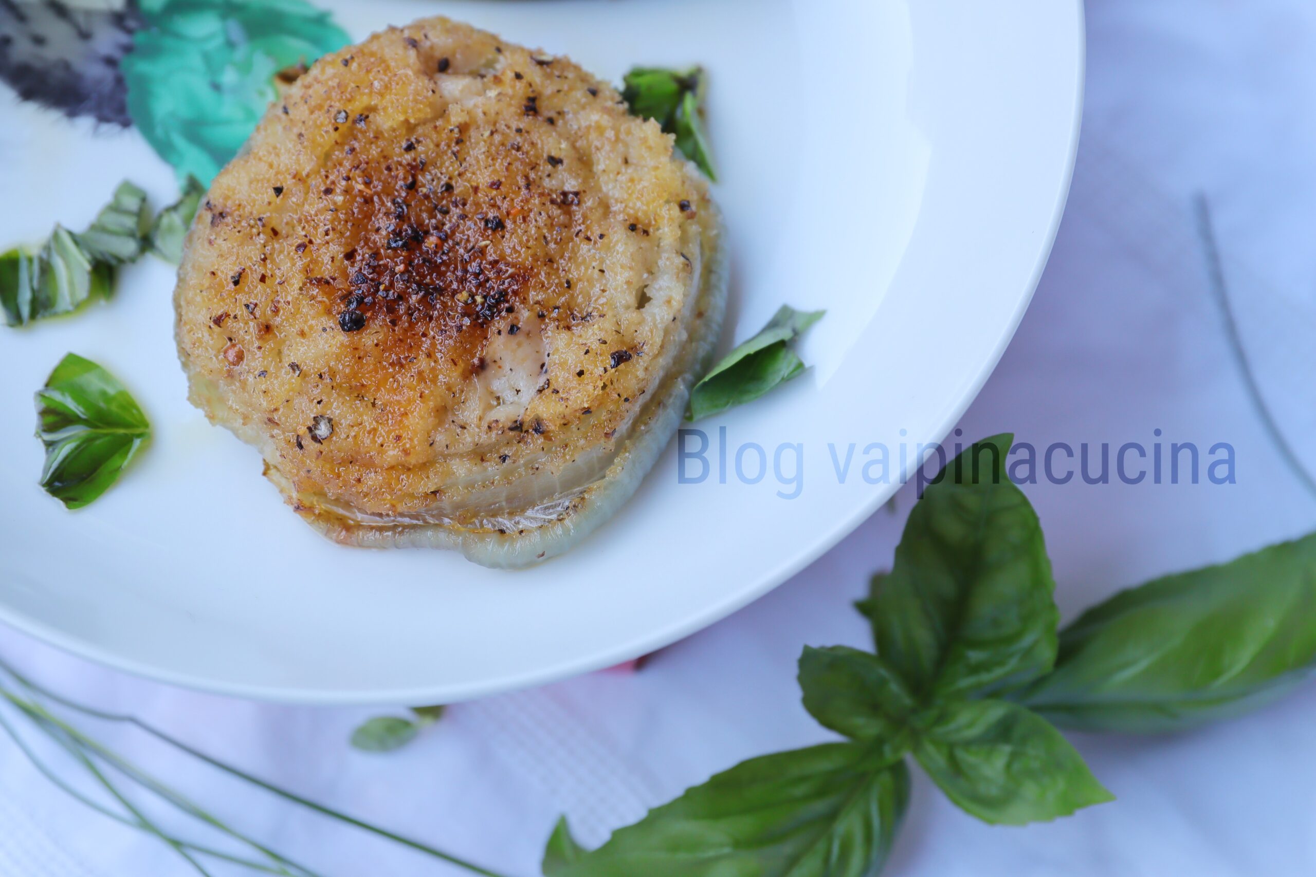 Gegratineerde Giarratana-uien