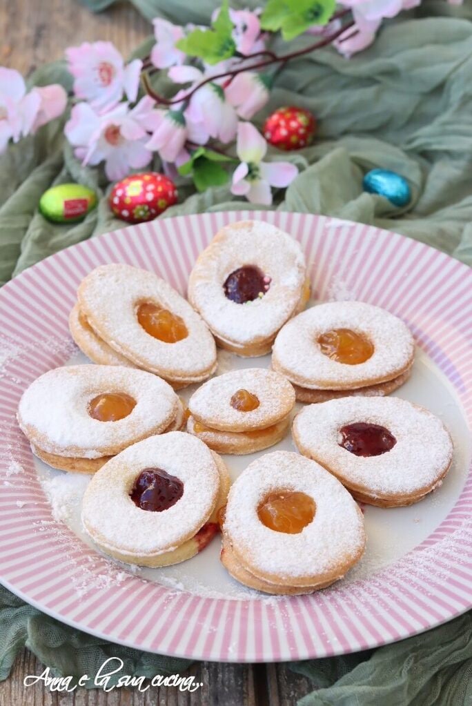 Lactosevrije paasei koekjes met jam