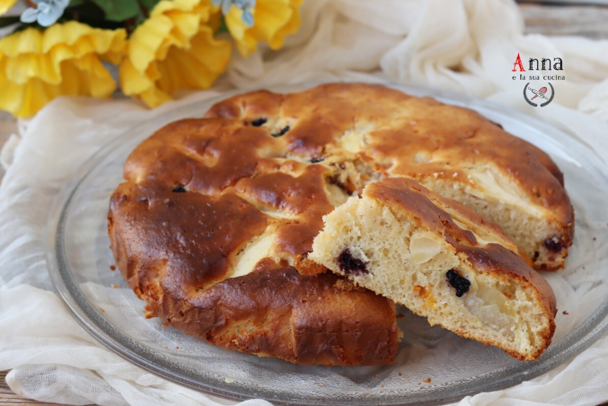 Fruittaart met gecondenseerde melk