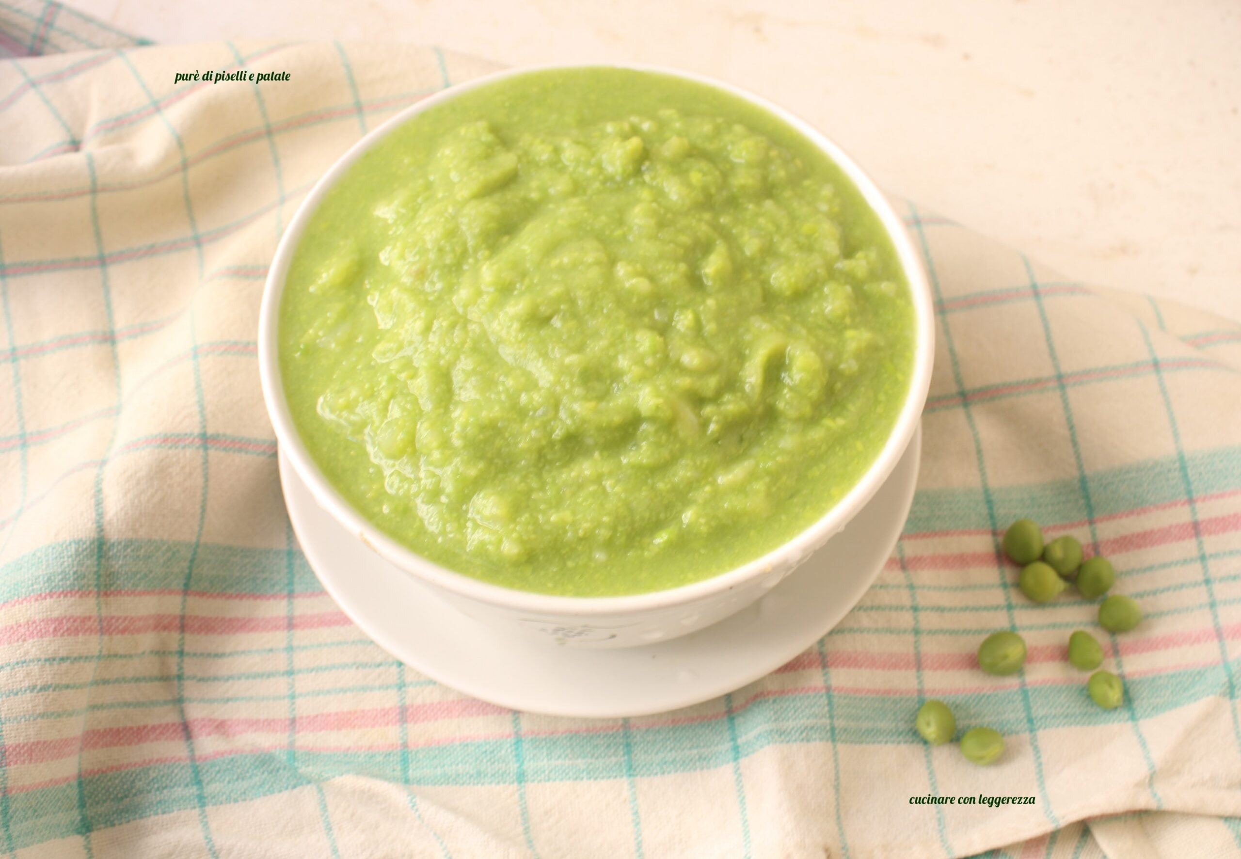 Erwten en aardappelpuree