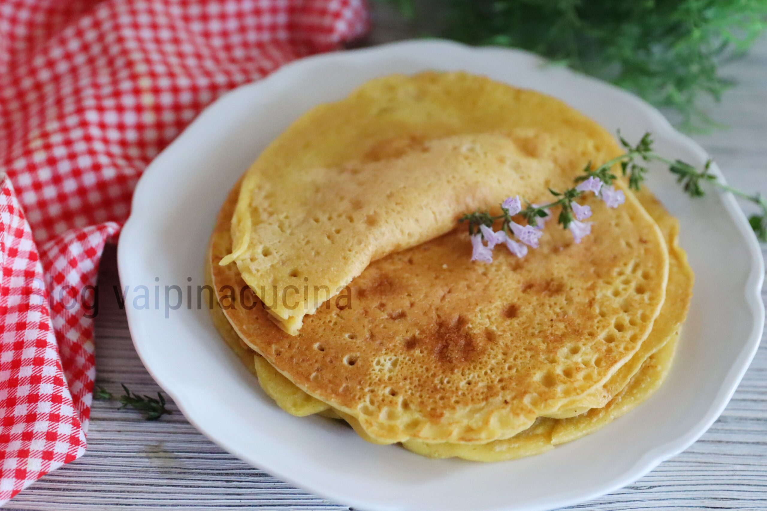 Piadine met kikkererwtenmeel