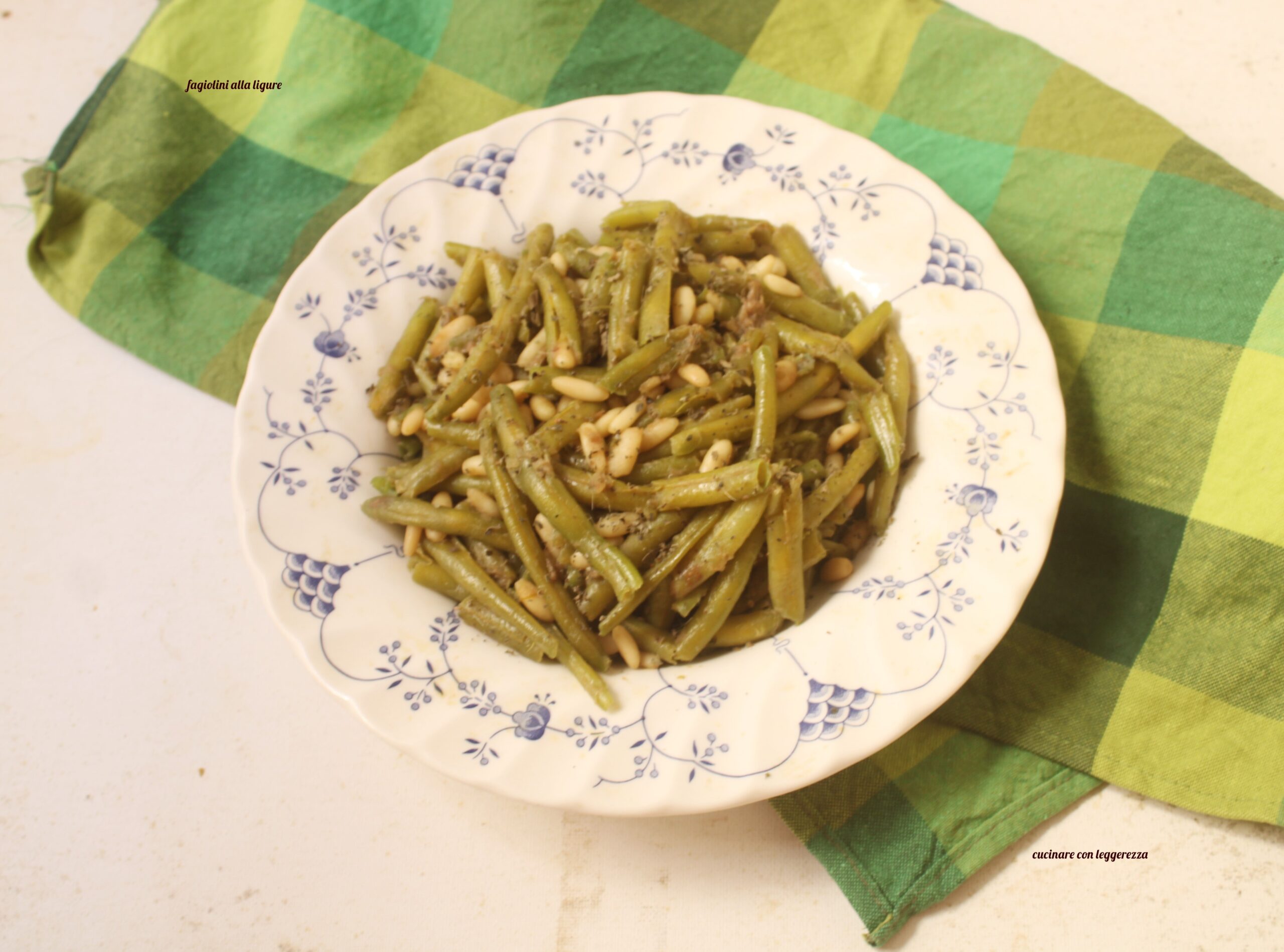 Sperziebonen op Ligurische wijze