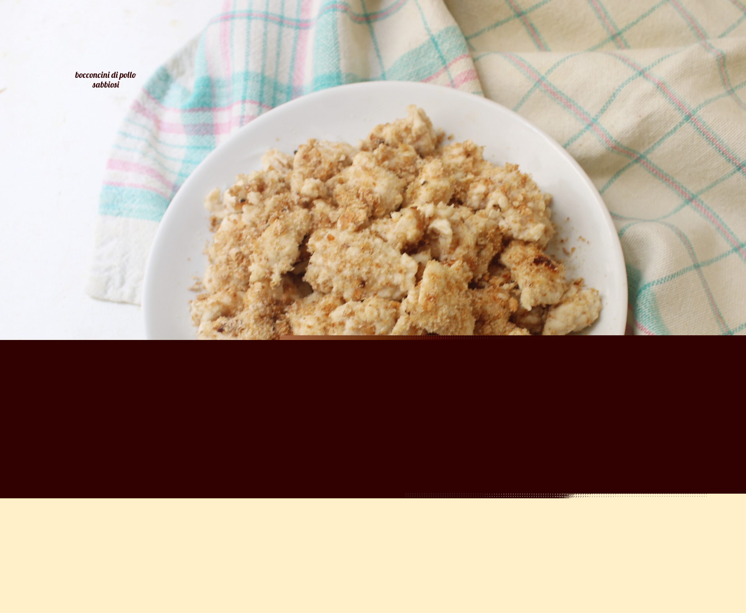 Zanderige kipstukjes