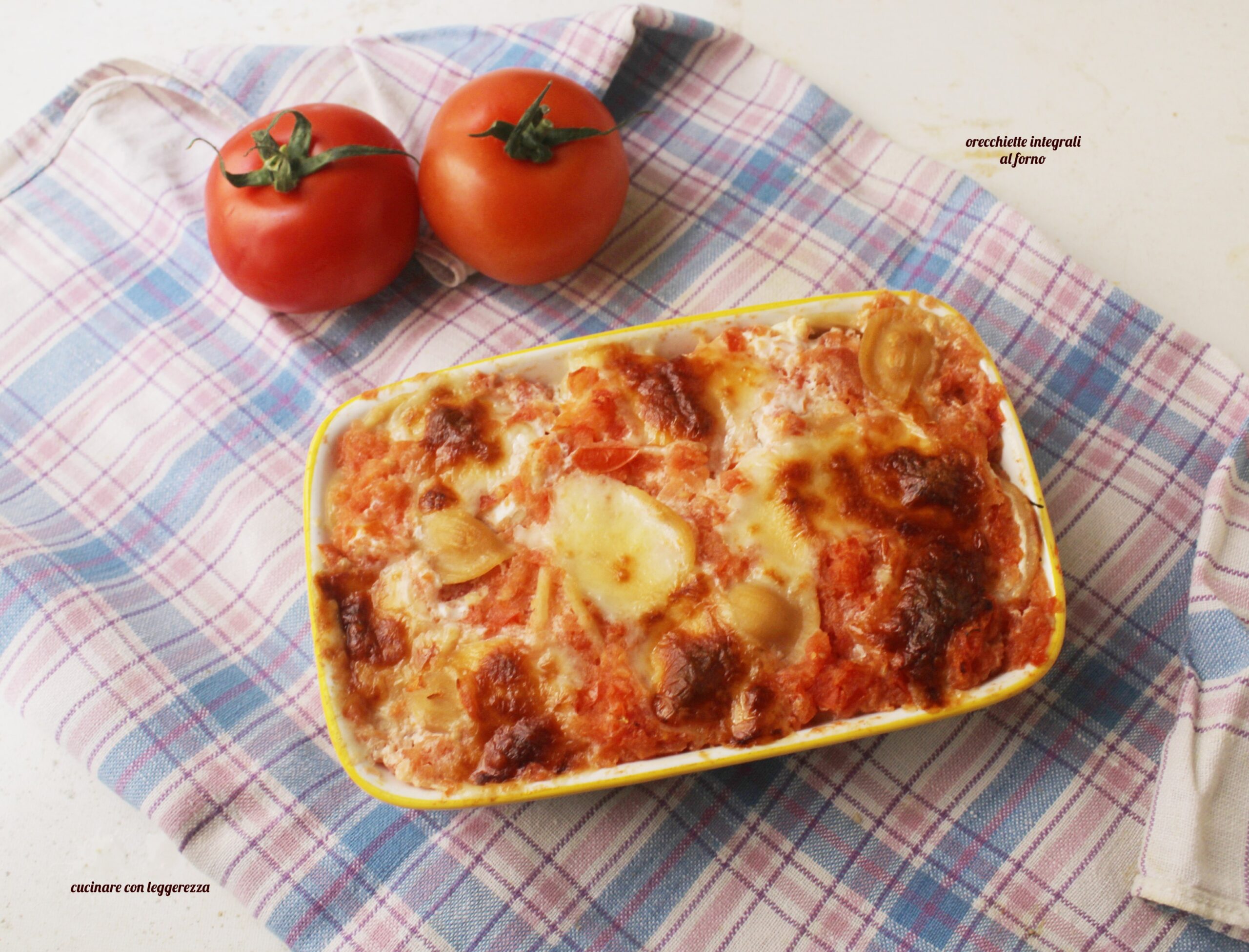 Volkoren orecchiette uit de oven