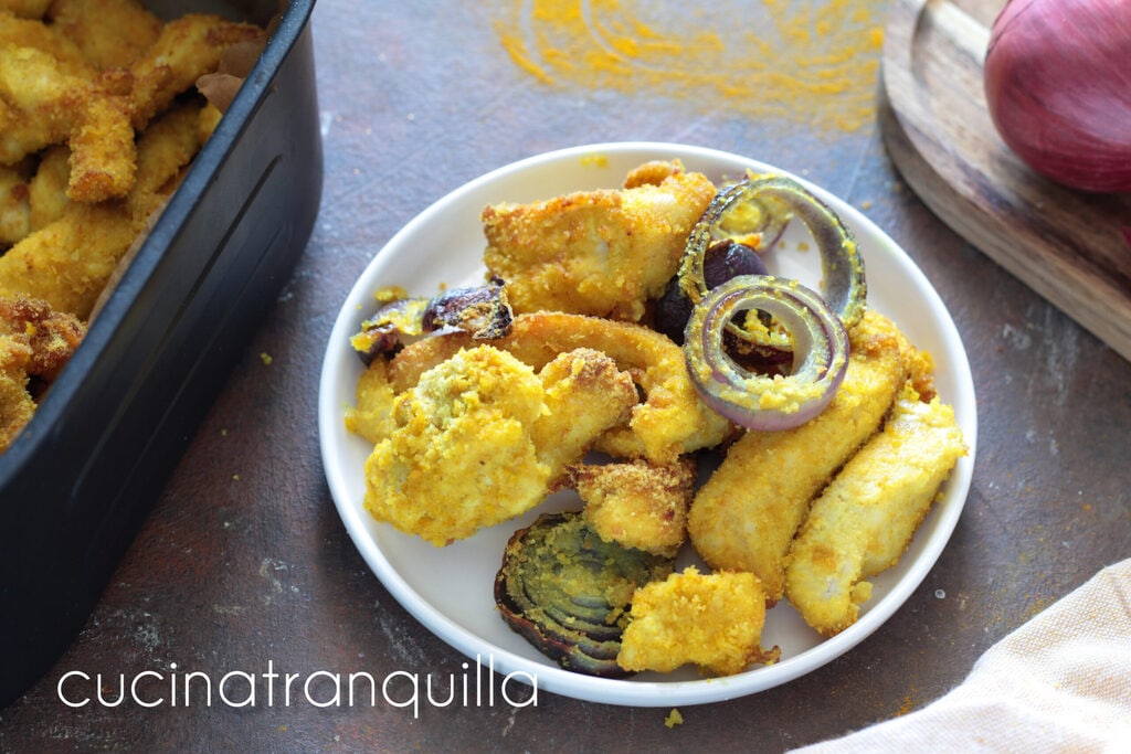 Kalkoenfilets met kurkuma in de airfryer