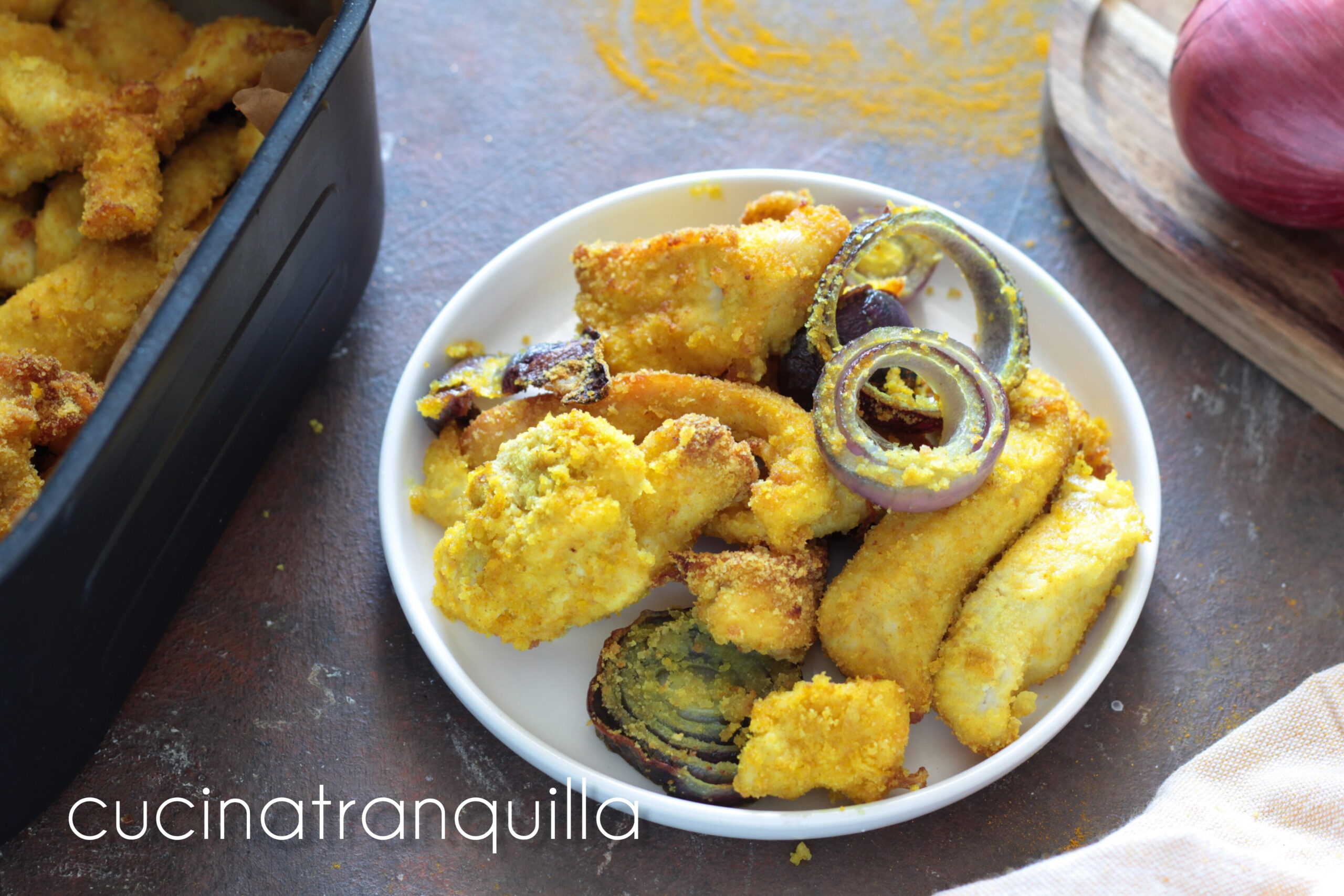 Kalkoenfilets met kurkuma in de airfryer