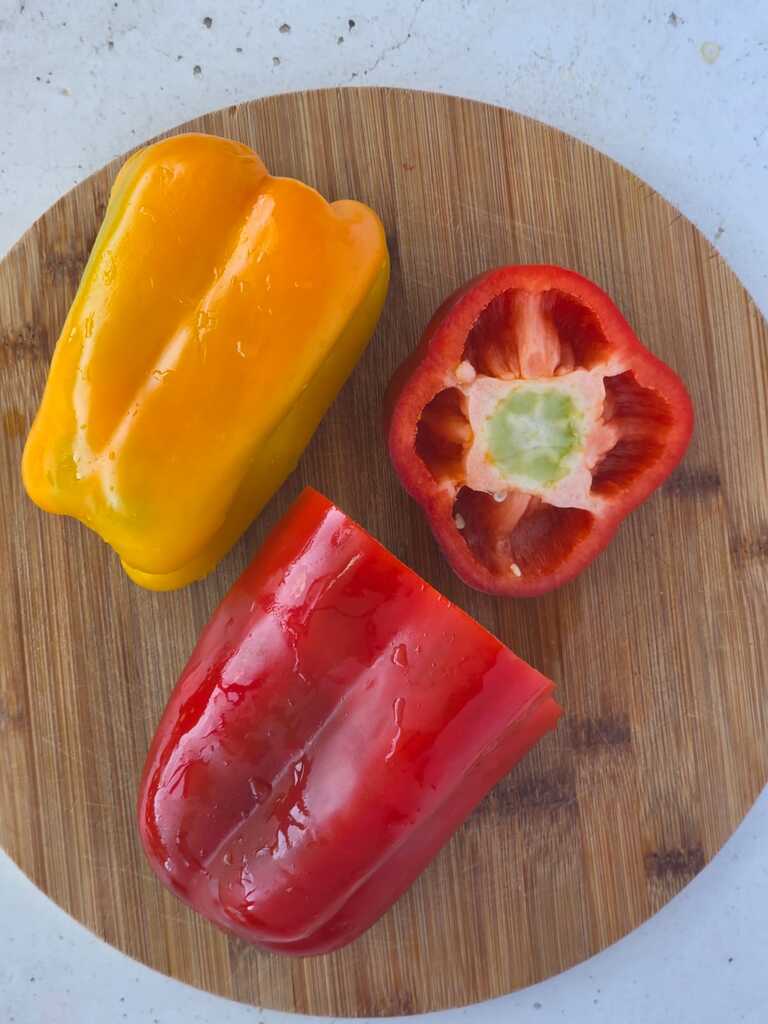 Paprika en aardappelen