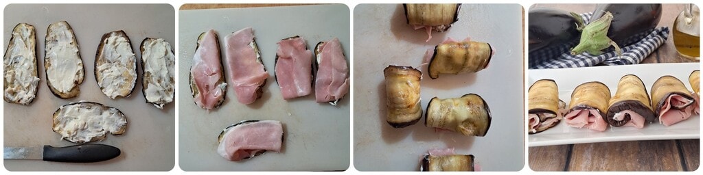 Leg de auberginerolletjes uit de oven op een serveerschaal en breng op smaak met extra vierge olijfolie. Eet smakelijk!