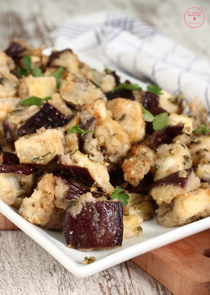 Aubergines uit de oven met smaakvol paneermeel