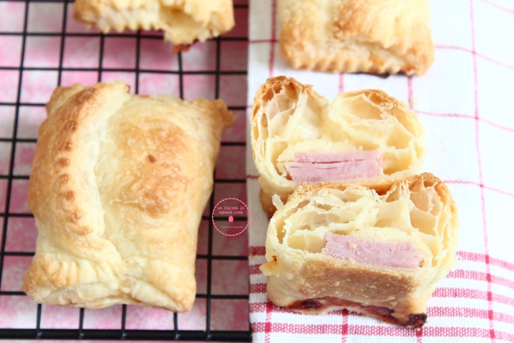 Bladerdeegpakketjes met gekookte ham | De keuken van oma Lina