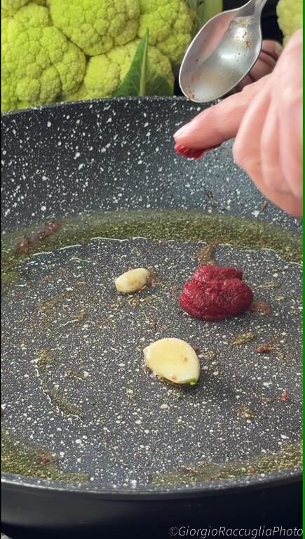 bloemkool in de pan