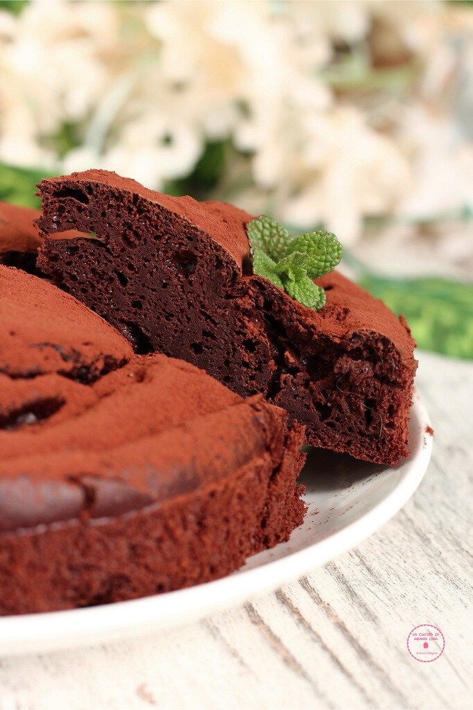 Chocoladetaart zonder vet en suiker