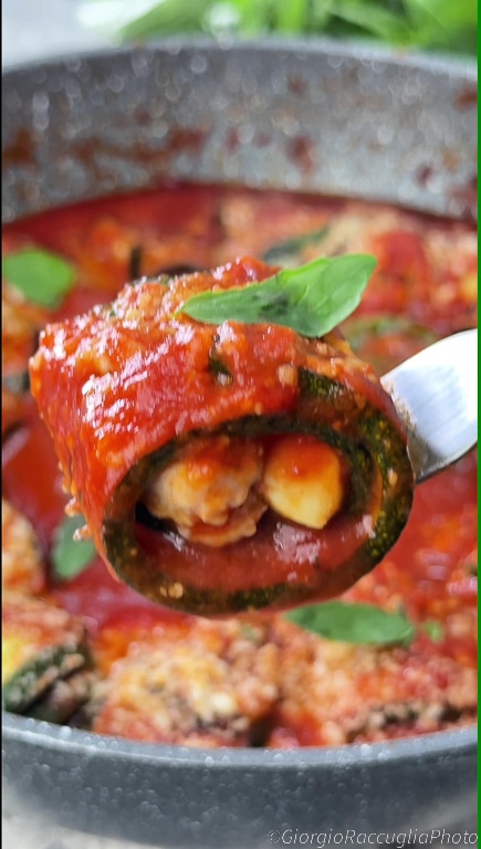 courgette rolletjes worst en scamorza